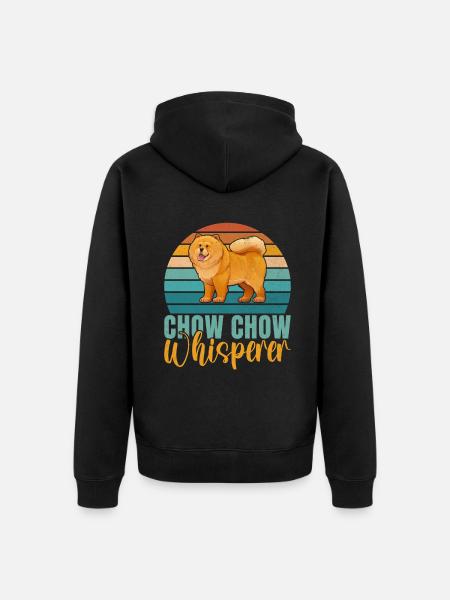 Chow Chow Gifts - Unisex Premium Bio Zip Hoodie - Schwarz