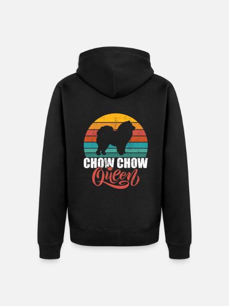 Chow Chow Gifts - Unisex Premium Organic Zip Hoodie - black
