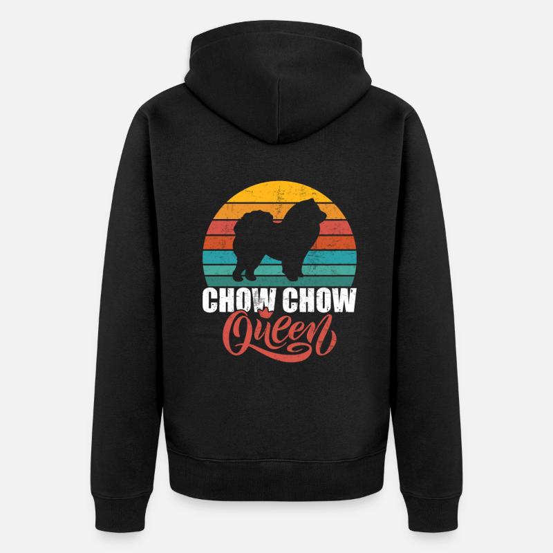 Cadeaux Chow Chow - Veste à capuche bio Premium Unisexe - noir