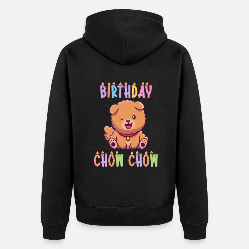 Cadeaux Chow Chow - Veste à capuche bio Premium Unisexe - noir