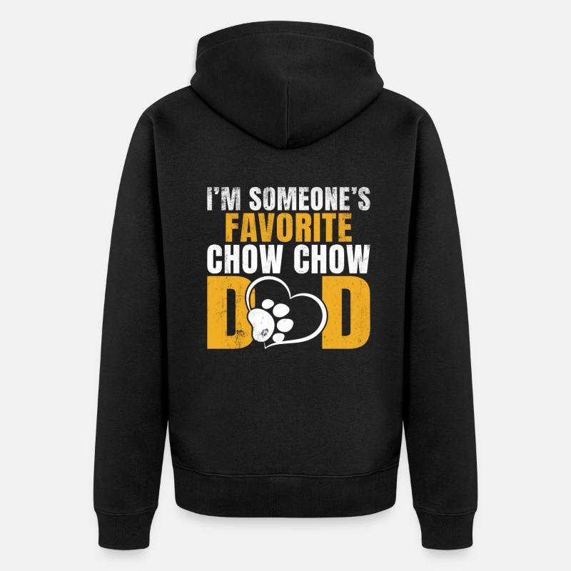 Cadeaux Chow Chow - Veste à capuche bio Premium Unisexe - noir