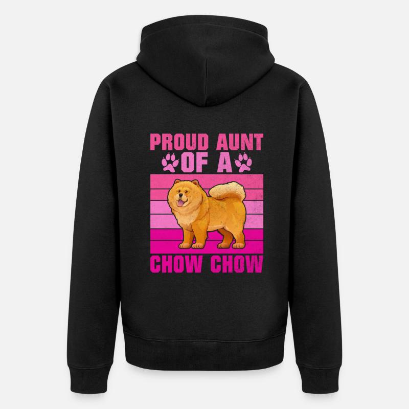 Cadeaux Chow Chow - Veste à capuche bio Premium Unisexe - noir