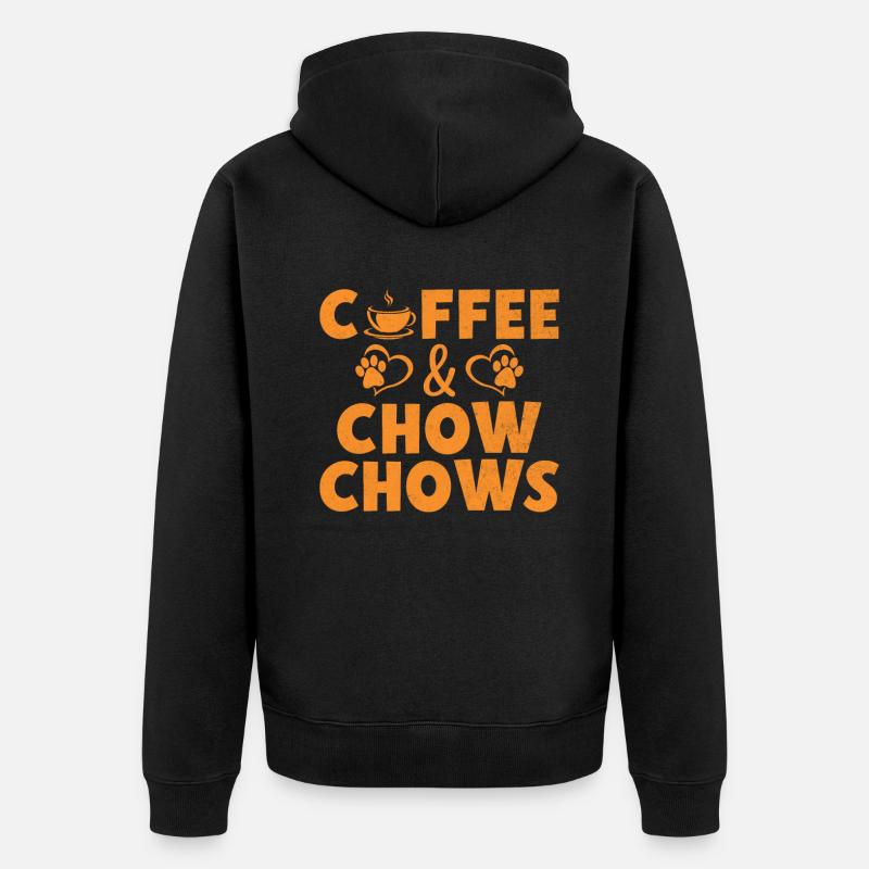 Cadeaux Chow Chow - Veste à capuche bio Premium Unisexe - noir