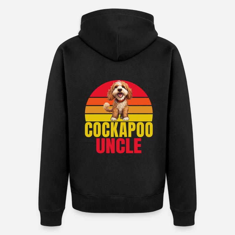 Cockapoo Gifts - Unisex Premium Bio Zip Hoodie - Schwarz