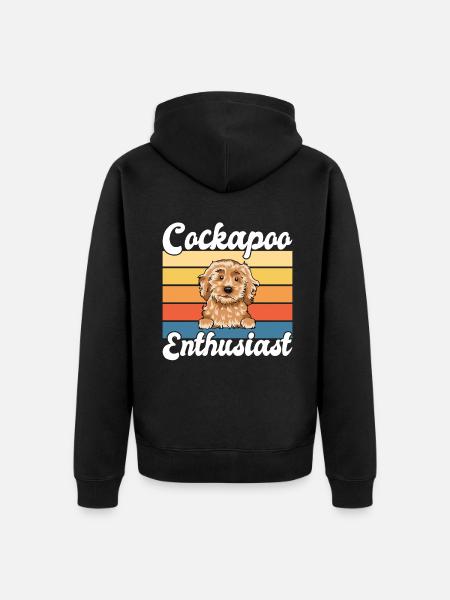 Cockapoo Gifts - Unisex Premium Bio Zip Hoodie - Schwarz