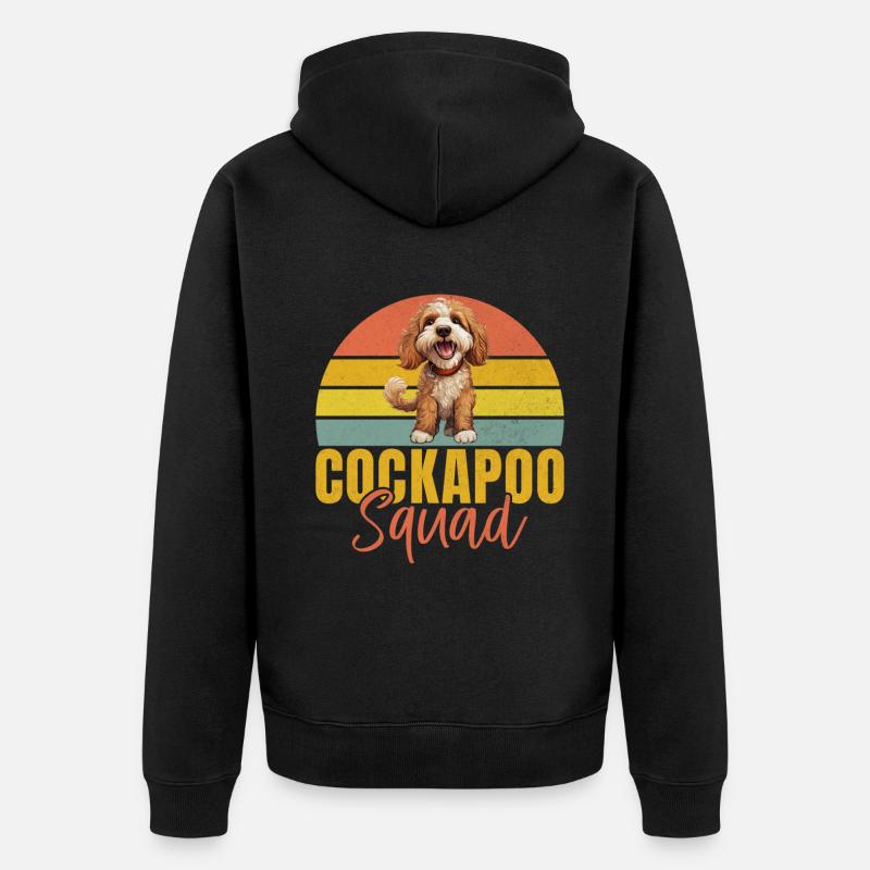Cockapoo Gifts - Unisex Premium Bio Zip Hoodie - Schwarz