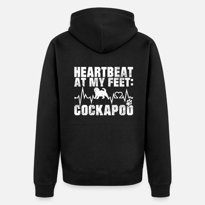 Cockapoo Gifts - Unisex Premium Bio Zip Hoodie - Schwarz