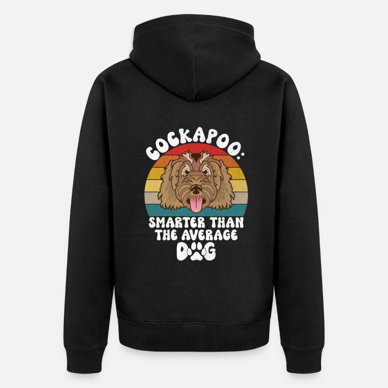 Cadeaux Cockapoo - Veste à capuche bio Premium Unisexe - noir