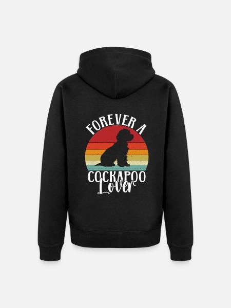 Cockapoo Gifts - Unisex Premium Bio Zip Hoodie - Schwarz