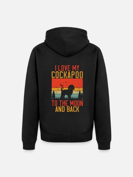 Cockapoo Gifts - Unisex Premium Bio Zip Hoodie - Schwarz