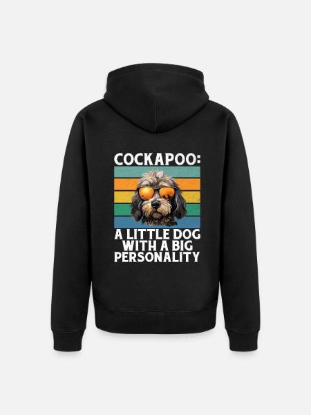 Cockapoo Gifts - Unisex Premium Bio Zip Hoodie - Schwarz
