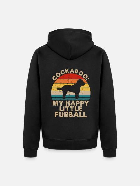 Cadeaux Cockapoo - Veste à capuche bio Premium Unisexe - noir