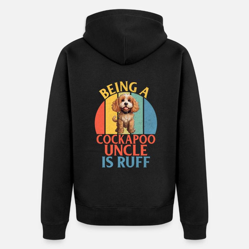 Cockapoo Gifts - Unisex Premium Bio Zip Hoodie - Schwarz