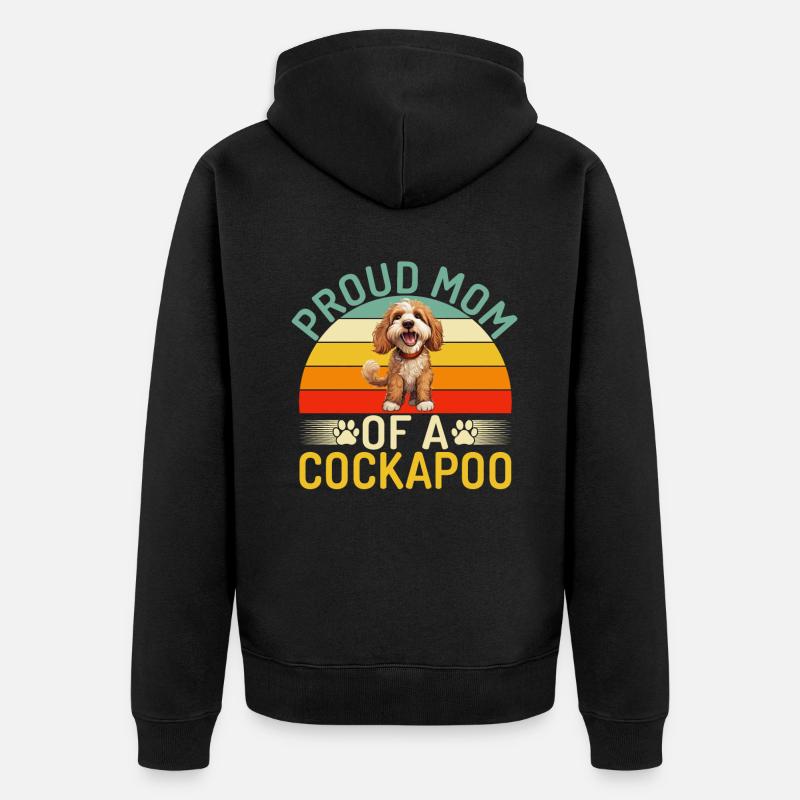 Cockapoo Gifts - Unisex Premium Bio Zip Hoodie - Schwarz