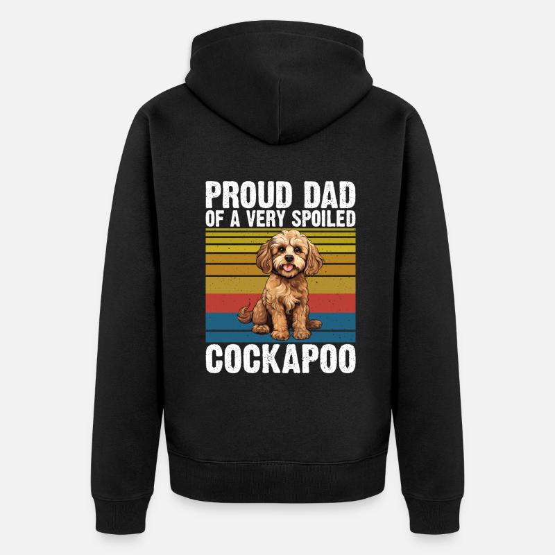 Cockapoo Gifts - Unisex Premium Bio Zip Hoodie - Schwarz