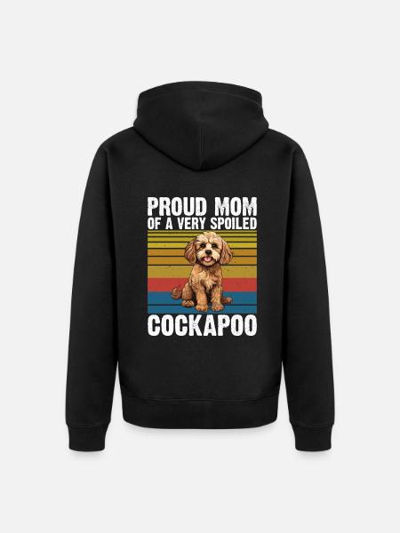 Cadeaux Cockapoo - Veste à capuche bio Premium Unisexe - noir