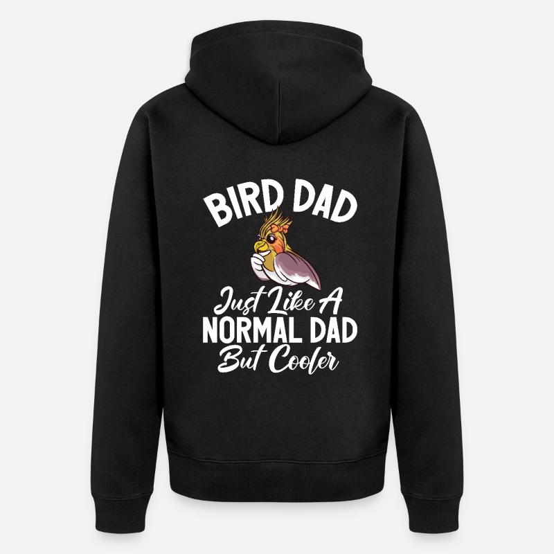 Cadeaux de calopsitte - Veste à capuche bio Premium Unisexe - noir