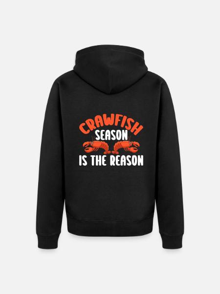 Crawfish Gifts - Unisex Premium Organic Zip Hoodie - black