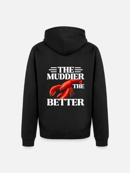 Crawfish Gifts - Unisex Premium Organic Zip Hoodie - black
