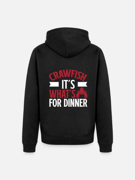 Crawfish Gifts - Unisex Premium Organic Zip Hoodie - black