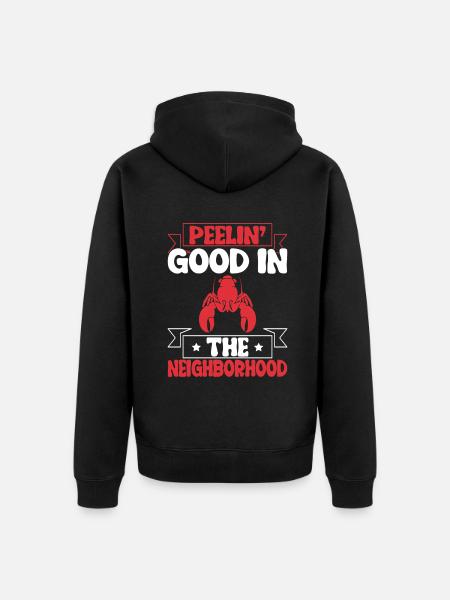 Crawfish Gifts - Unisex Premium Organic Zip Hoodie - black