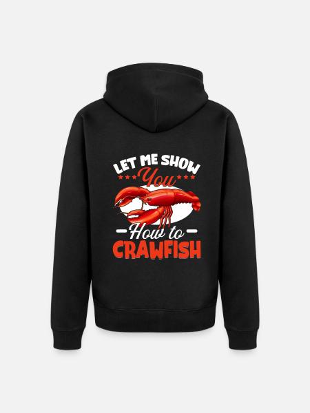Crawfish Gifts - Unisex Premium Bio Zip Hoodie - Schwarz