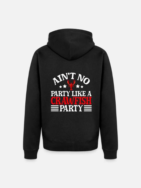 Crawfish Gifts - Unisex Premium Organic Zip Hoodie - black
