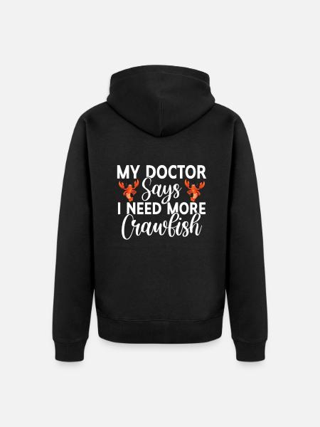 Crawfish Gifts - Unisex Premium Bio Zip Hoodie - Schwarz
