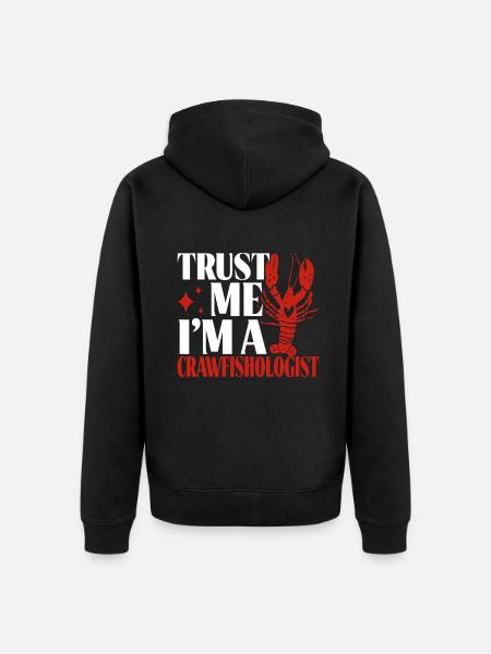 Crawfish Gifts - Unisex Premium Organic Zip Hoodie - black