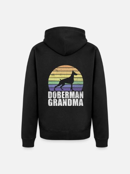 Cadeaux Doberman - Veste à capuche bio Premium Unisexe - noir