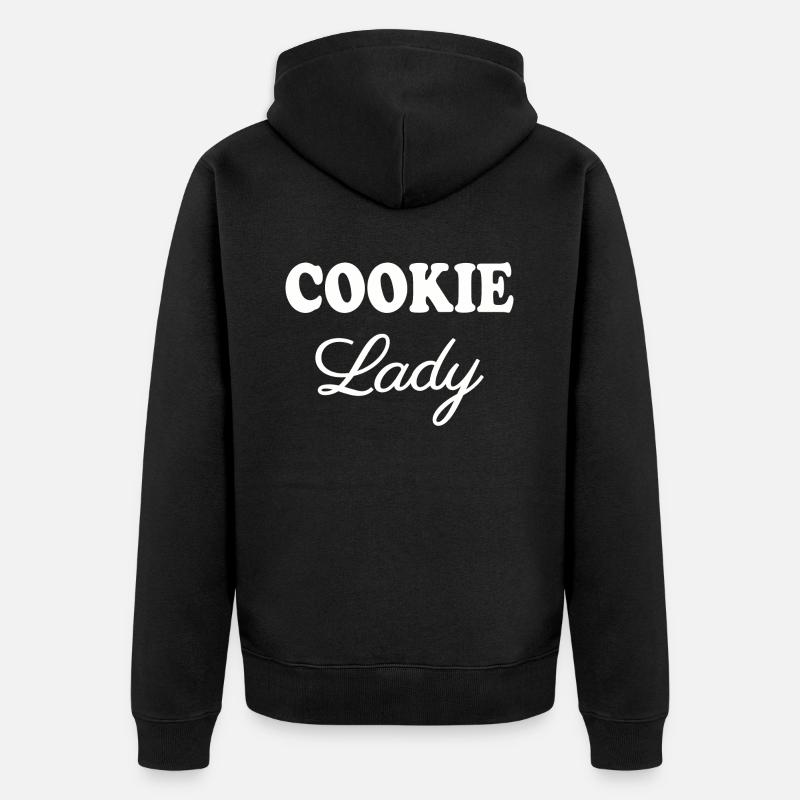 Cookie Lady - Veste à capuche bio Premium Unisexe - noir