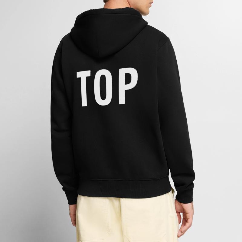 Top oder Bottom Unisex Premium Bio Zip Hoodie