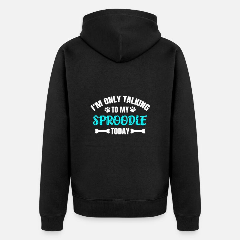 Sproodle - Veste à capuche bio Premium Unisexe - noir