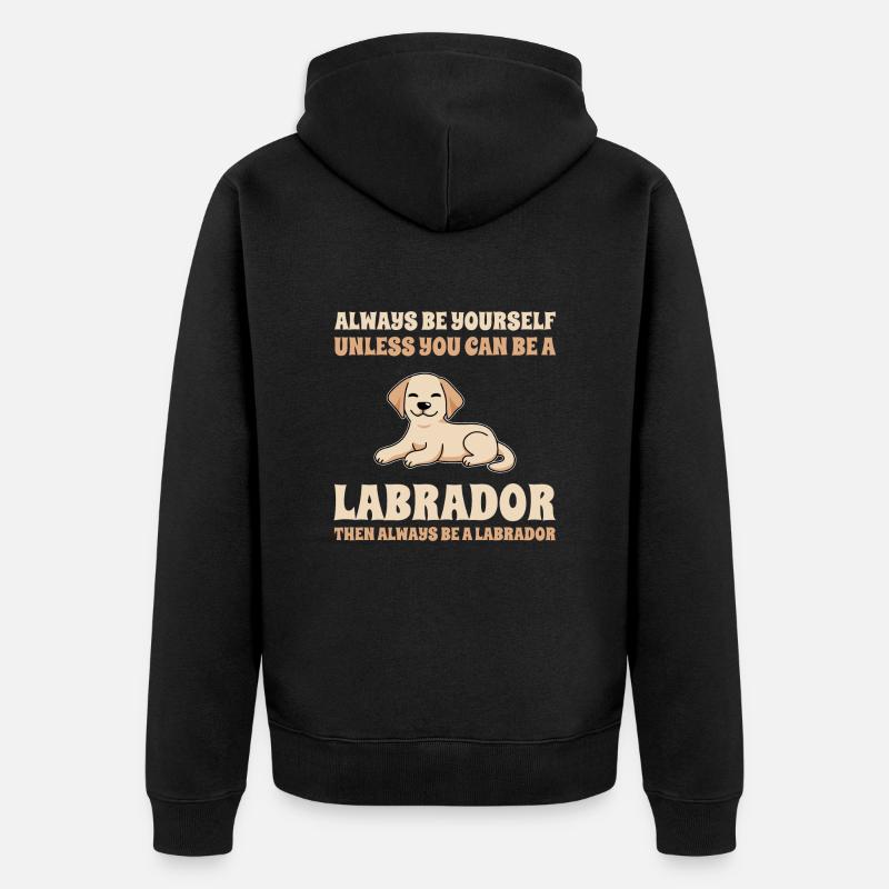 Labrador - Veste à capuche bio Premium Unisexe - noir