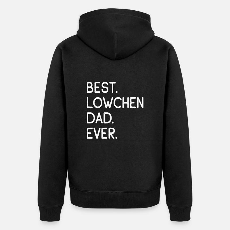 Lowchen - Unisex Premium Bio Zip Hoodie - Schwarz