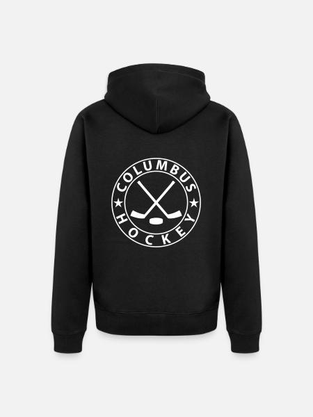Columbus Eishockey - Unisex Premium Bio Zip Hoodie - Schwarz