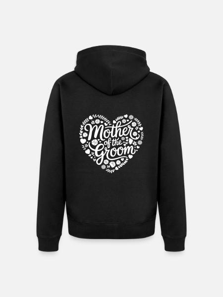 Marié Mariage Mariage - Veste à capuche bio Premium Unisexe - noir