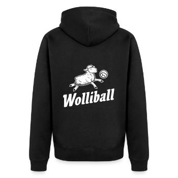 Volley-ball Volley-ball de plage Sports Joueurs de volley-ball - Veste à capuche bio Premium Unisexe - noir - Dos - Nico (187cm)