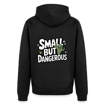 Cactus Cacti Desert Plant - Unisex Premium Organic Zip Hoodie - black - Back - Nico (187cm)