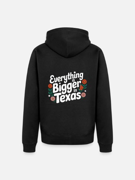 Texas State Texans Texas - Unisex Premium Organic Zip Hoodie - black