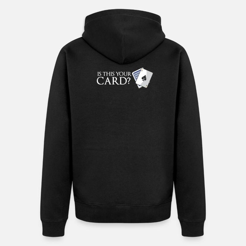 Zauberer Geschenk Magier Zaubertrick - Unisex Premium Bio Zip Hoodie - undefined