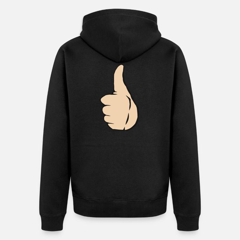 Bravo super super cadeau - Veste à capuche bio Premium Unisexe - noir