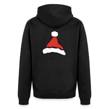 Bonnet de Noel X-Mas Christmas XMas Christmas - Veste à capuche bio Premium Unisexe - noir - Dos - Nico (187cm)