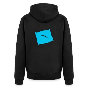 Oreillers Idées cadeaux dormir cadeau - Veste à capuche bio Premium Unisexe - noir - Dos - Nico (187cm)