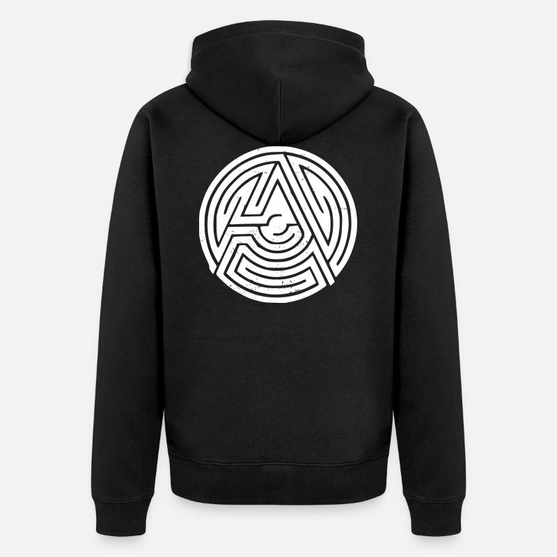 anarchy - Veste à capuche bio Premium Unisexe - noir