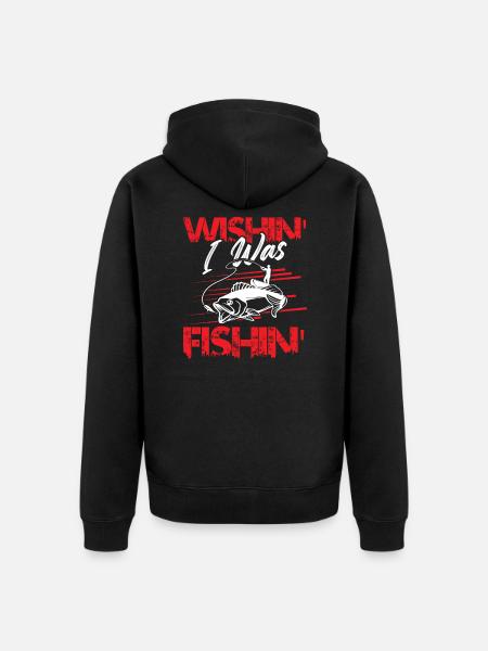 Pêche pêche - Veste à capuche bio Premium Unisexe - noir