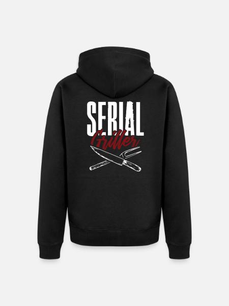serial griller - Veste à capuche bio Premium Unisexe - noir
