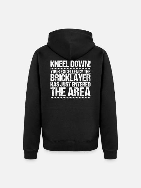 Maurer Bricklayer Mason - Unisex Premium Organic Zip Hoodie - black