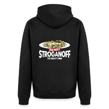 Noodles Noodle Lover Lasagne Spaghetti Cadeau - Veste à capuche bio Premium Unisexe - noir - Dos - Nico (187cm)