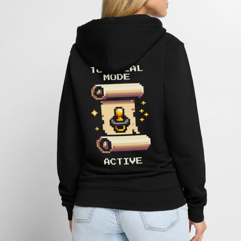 Tutorialmodus aktiv | Eltern im Lernlevel Unisex Premium Bio Zip Hoodie